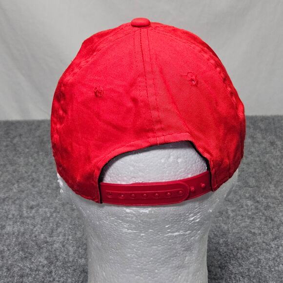 Wisconsin Badgers Bucky Mascot Red Snapback Hat NCAA College Cap Madison - Picture 5 of 6